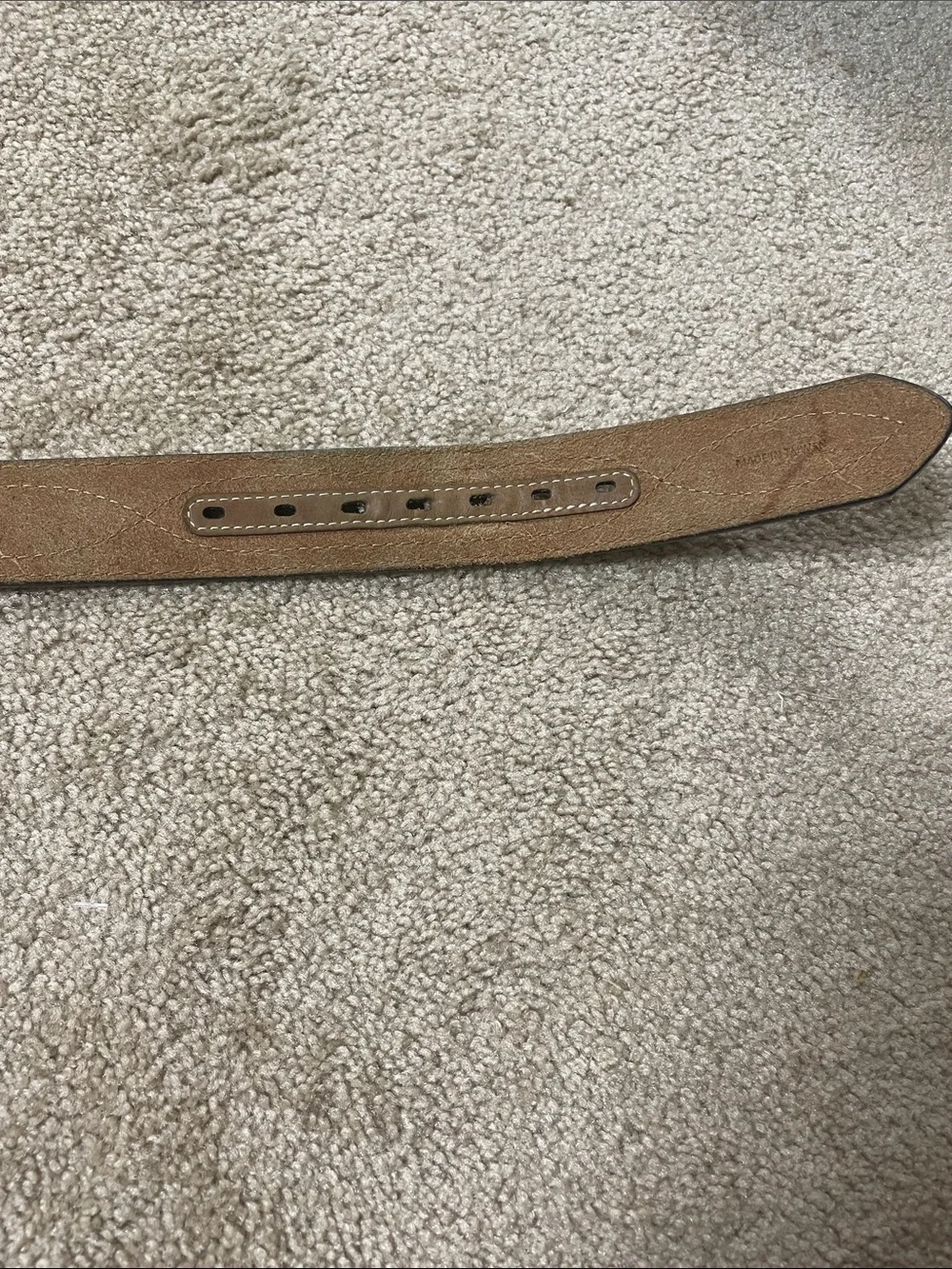 Blue Mountain Men's Leather Crazy Horse Belt - Size 42